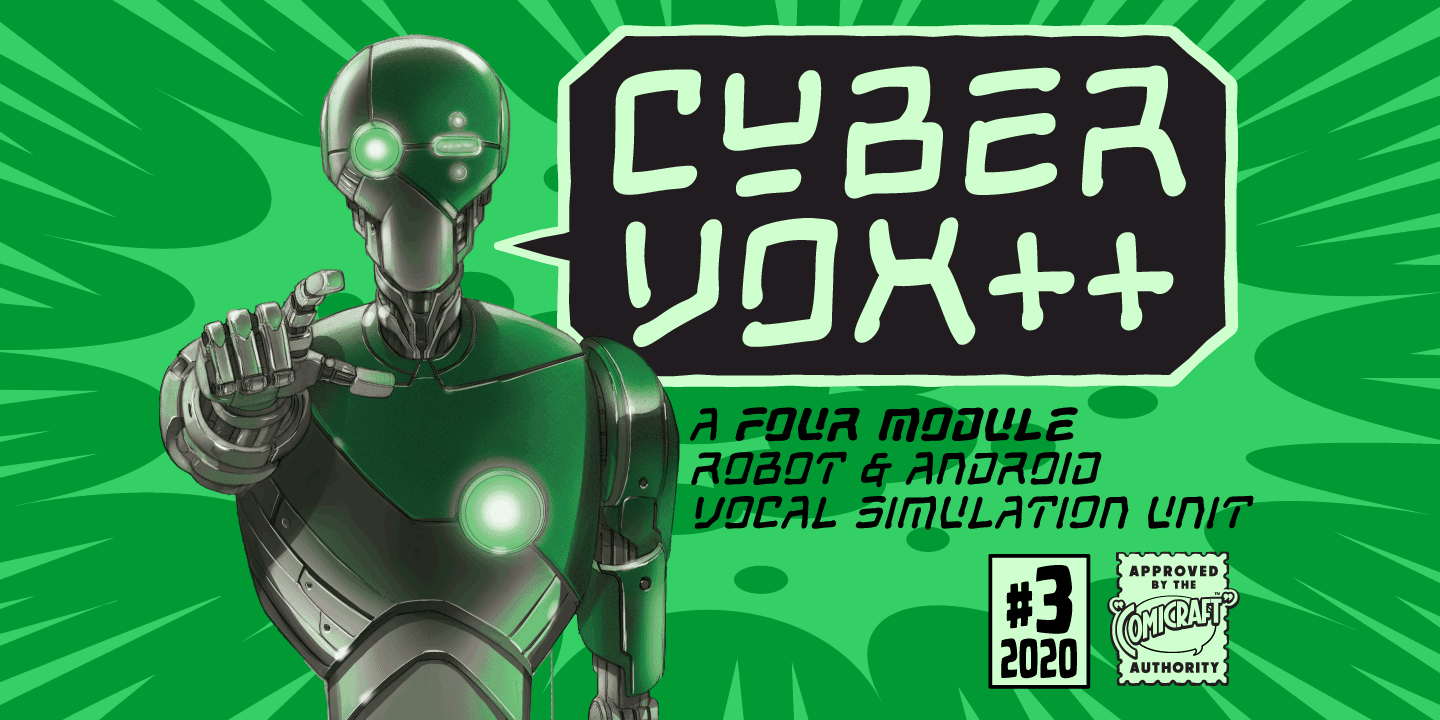 Cybervox Bold Font preview
